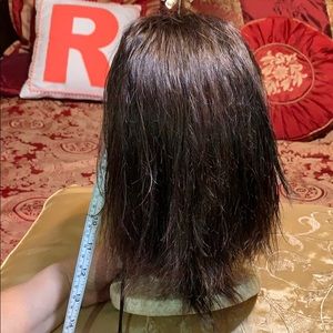 Clip on brown hair piece